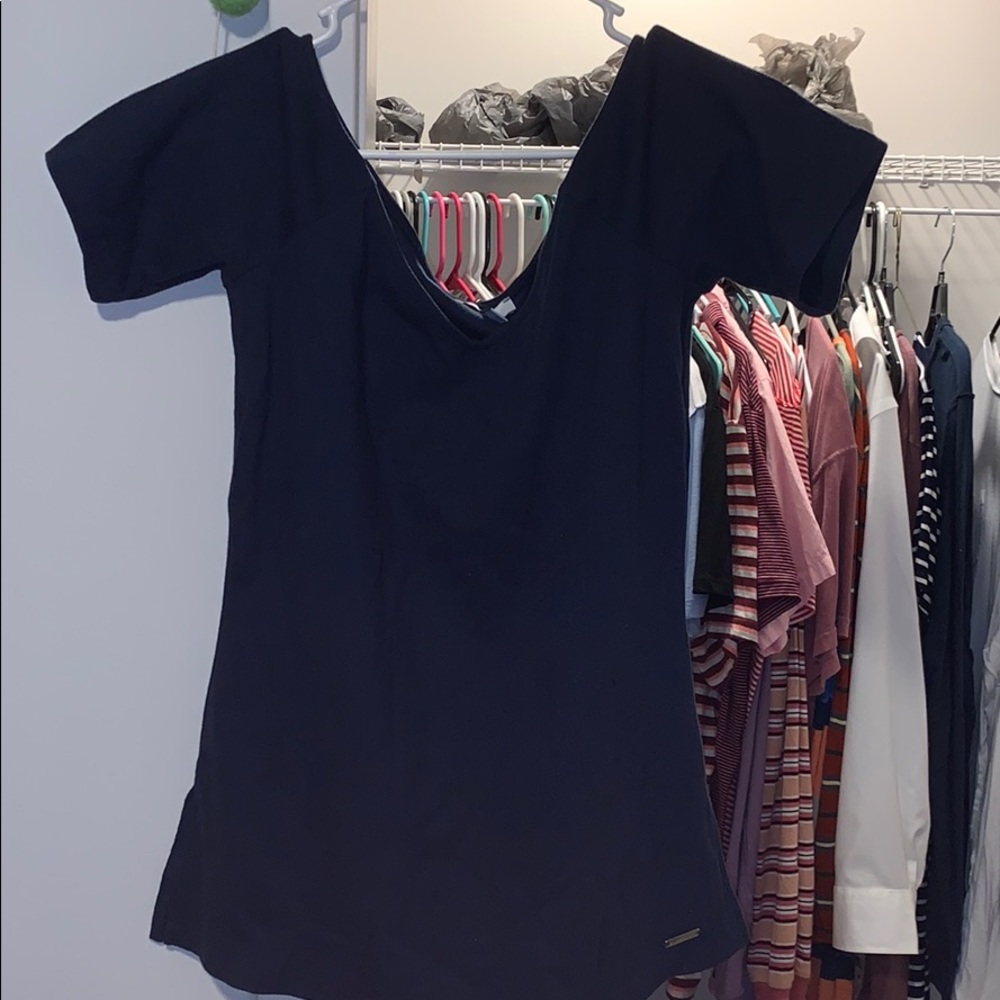 Blue Over the shoulder top size L